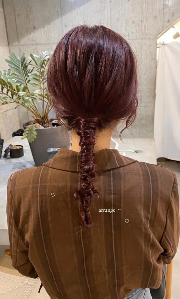 カラー 今福 彩海のヘアスタイル