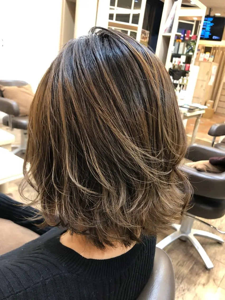 ショート カラー ハイライトカラー ハイライト ヘアカラー 尚平 40代からの 髪質改善専門のその他イメージ