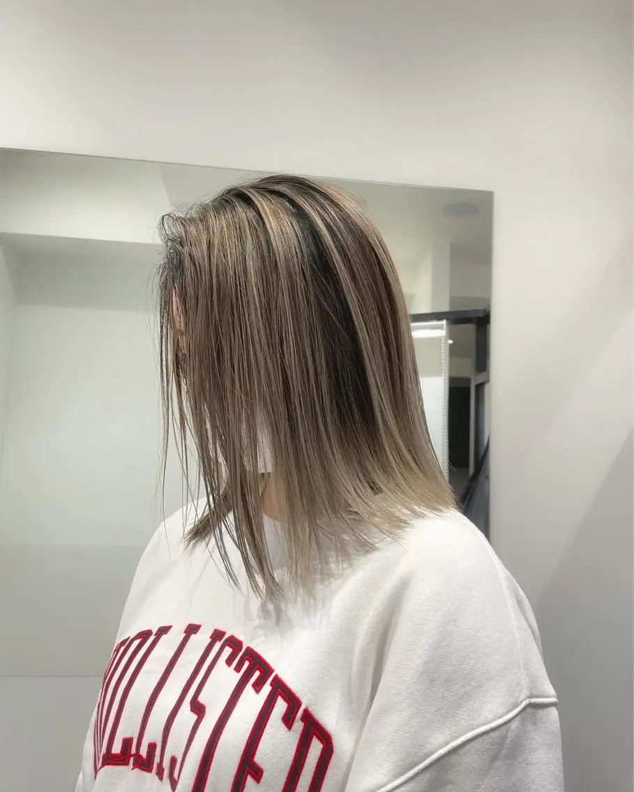 ミディアム カラー カット ヘアカラー トリートメント ヘアセット メンズ特化 パーマ/オザワのヘアスタイル
