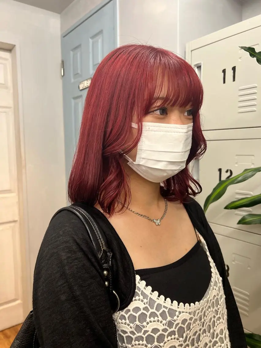 ミディアム カラー 周りと差のつくハイト ーン🥣AZUKIのヘアスタイル
