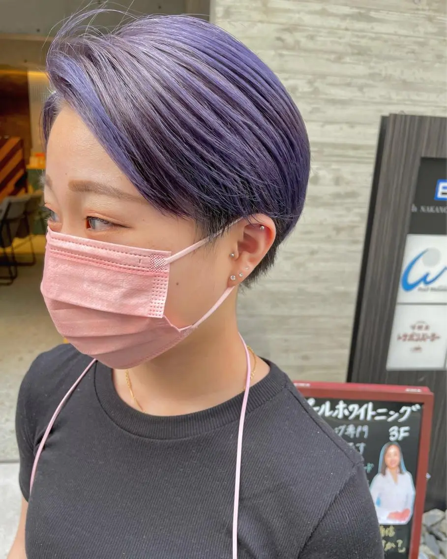 ショート カラー 艶髪/透明感カラー tawadaのヘアスタイル