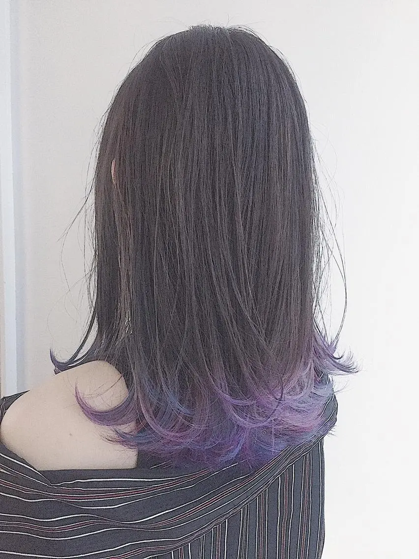 ミディアム カラー パーマ ヘアアレンジ ミディアムパーマ アディクシーカラー ブリーチ ケアブリーチ ケアカラー ✨ハイクオリティ✨ 山本香也のヘアスタイル
