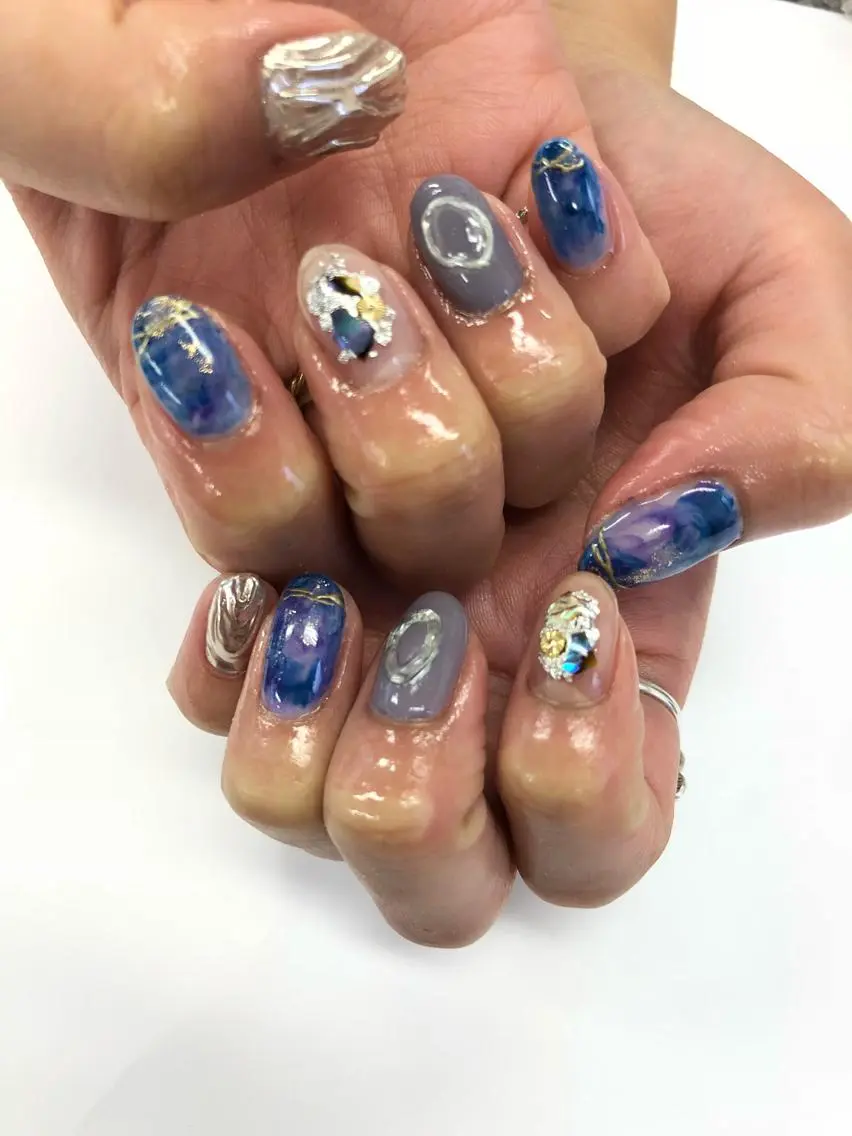 ネイル ニュアンスネイル 🎀AYAKO 🎀中韓ネイルのネイルデザイン