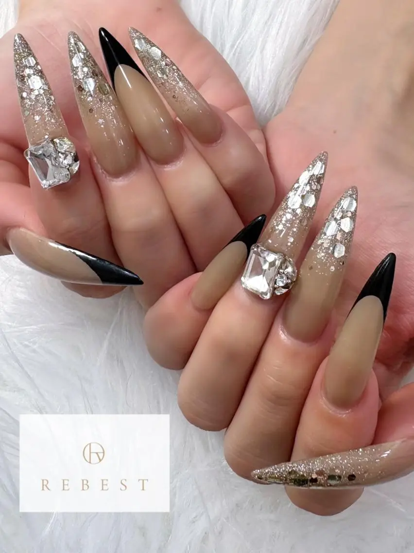 ネイル ハンドネイル 天王寺rebest 💅nailのネイルデザイン