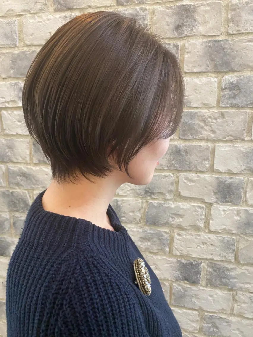 ショート 丸みショート アッシュ ショートヘア くせ毛×ショート 上岡勇祐のヘアスタイル