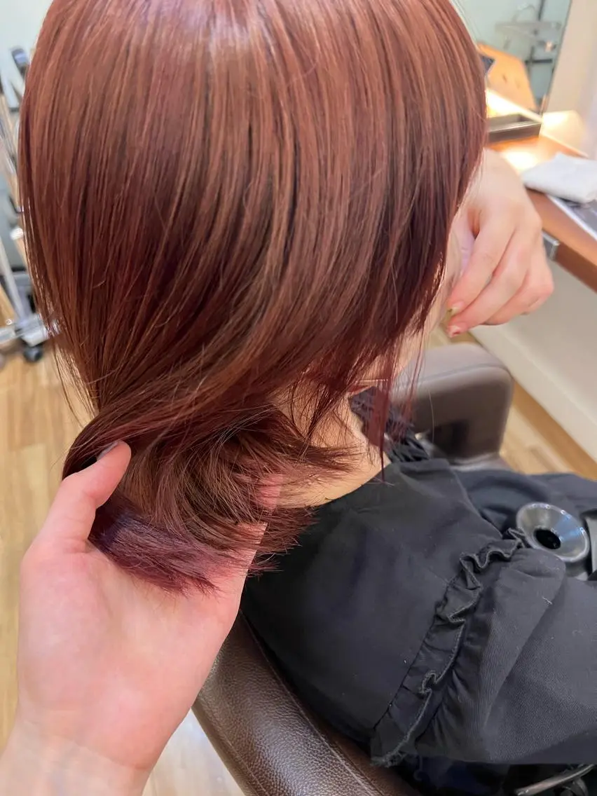 ショート カラー しみず さくら🌸のヘアスタイル