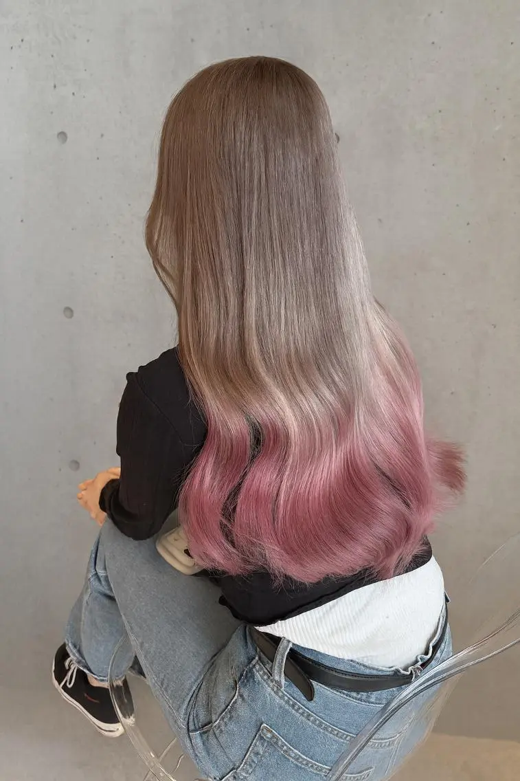 ロング カラー 淵野辺カラーモデル 募集🌼MOKAのヘアスタイル