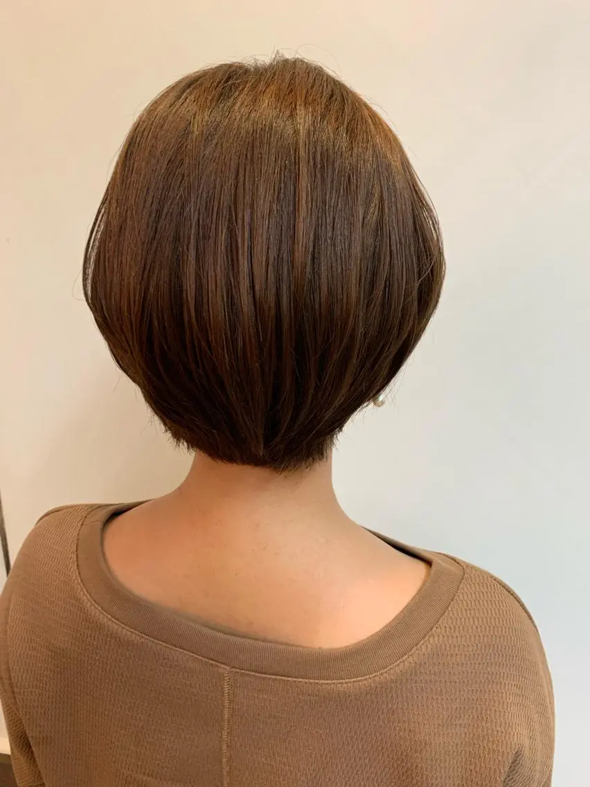 ショート ショートボブ ボブ ショートヘア 高橋 沙希のヘアスタイル