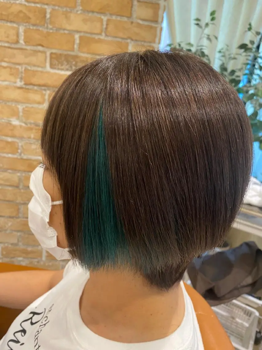 ショート カラー ケアカラー インナーカラー 【髪質改善】加藤 崇徳のヘアスタイル
