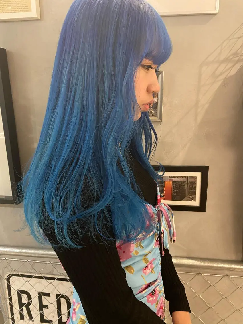 ロング カラー MIYU💋💖 〈XENA渋谷本店〉のヘアスタイル