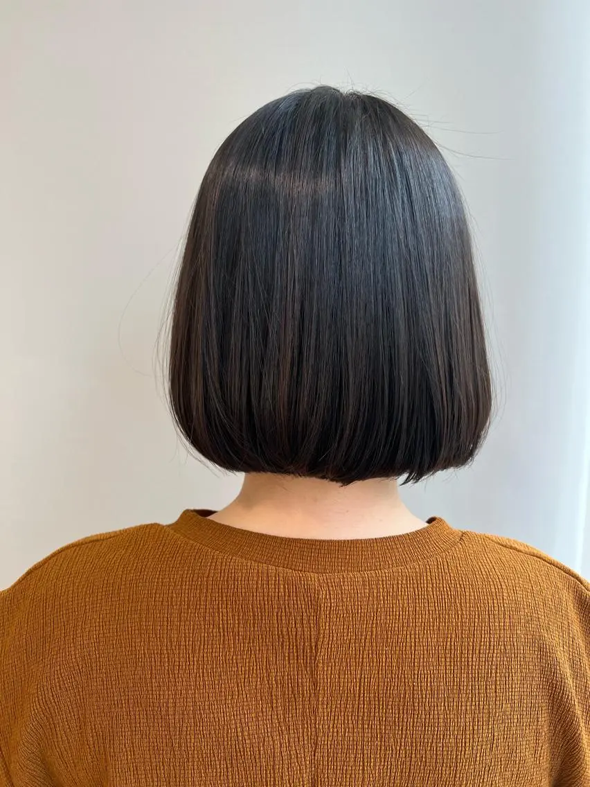ミディアム カラー ヘアアレンジ ボブ 加藤 綾華のヘアスタイル