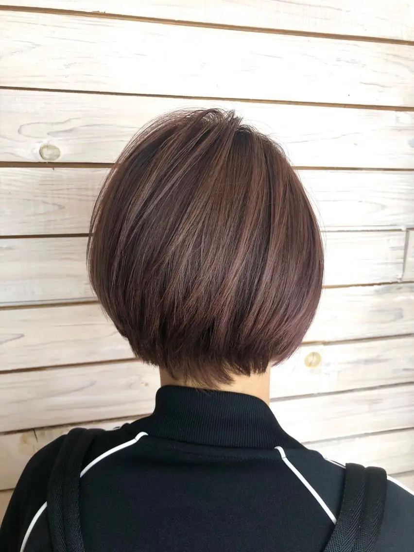 ショート カラー カット ヘアカラー ✨大人美人ショート✨ 店長 藤井一輝のヘアスタイル