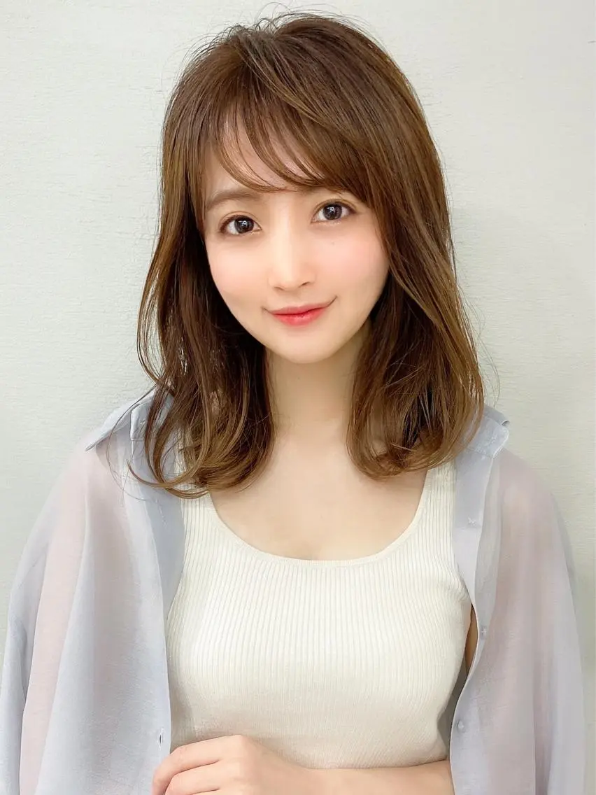 ミディアム カット ヘアカラー トリートメント エリア1位⭐️ けんとのヘアスタイル