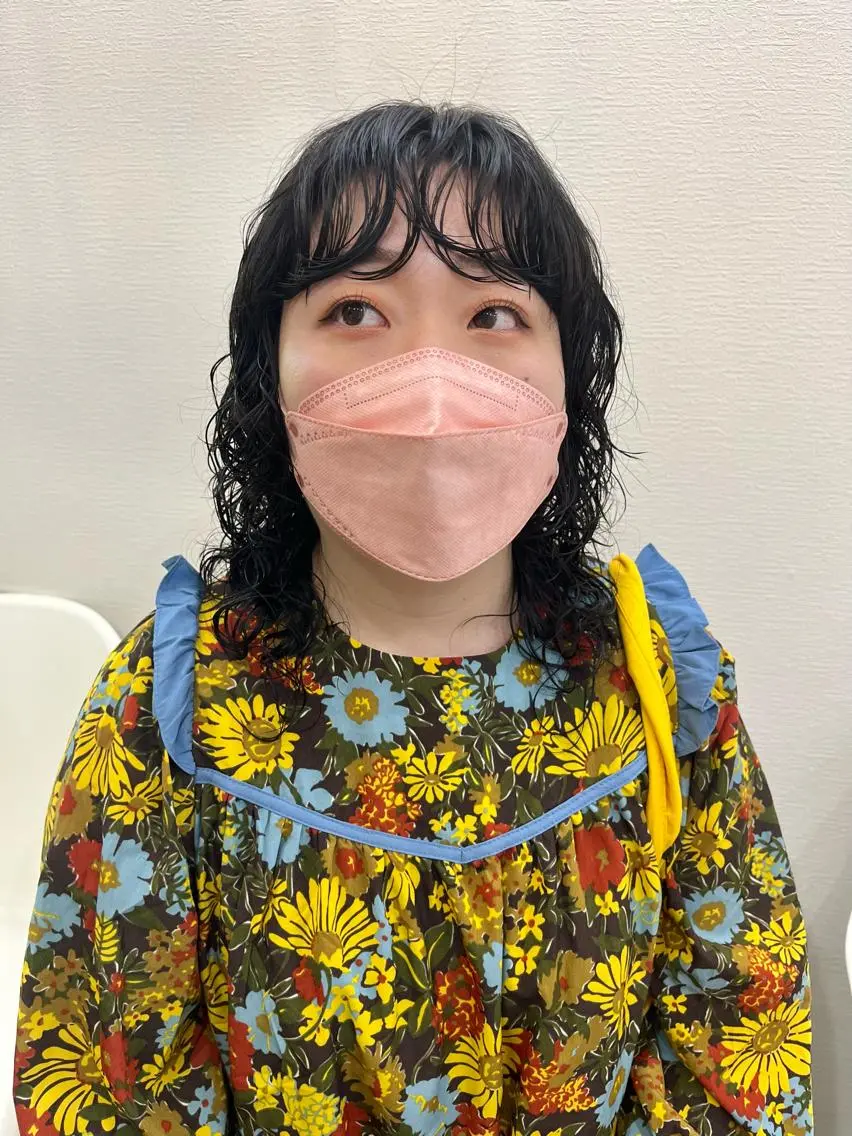 ミディアム カラー カット パーマ トリートメント 🌼sunc HINAMI🌼のヘアスタイル