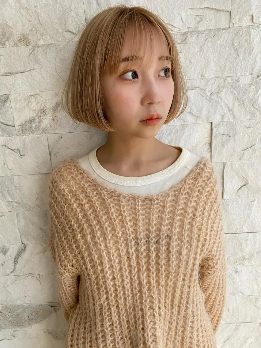 ショート カラー Pia ツボイ ケイタのヘアスタイル