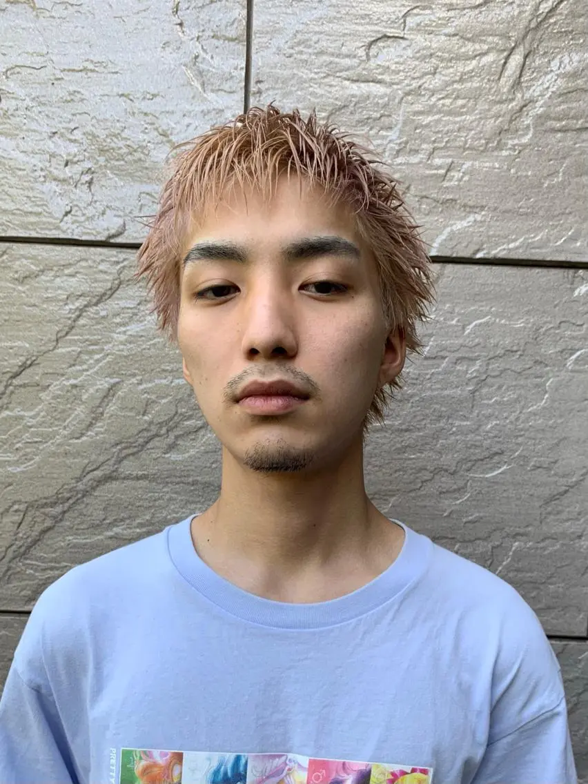 ショート カラー メンズ カット ヘアカラー トリートメント 似合わせウルフ/ レイヤー/山本祐輔のヘアスタイル