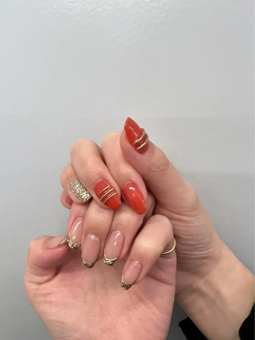 ネイル アートネイル ミラーネイル Nailist🌟 Wakanaのネイルデザイン