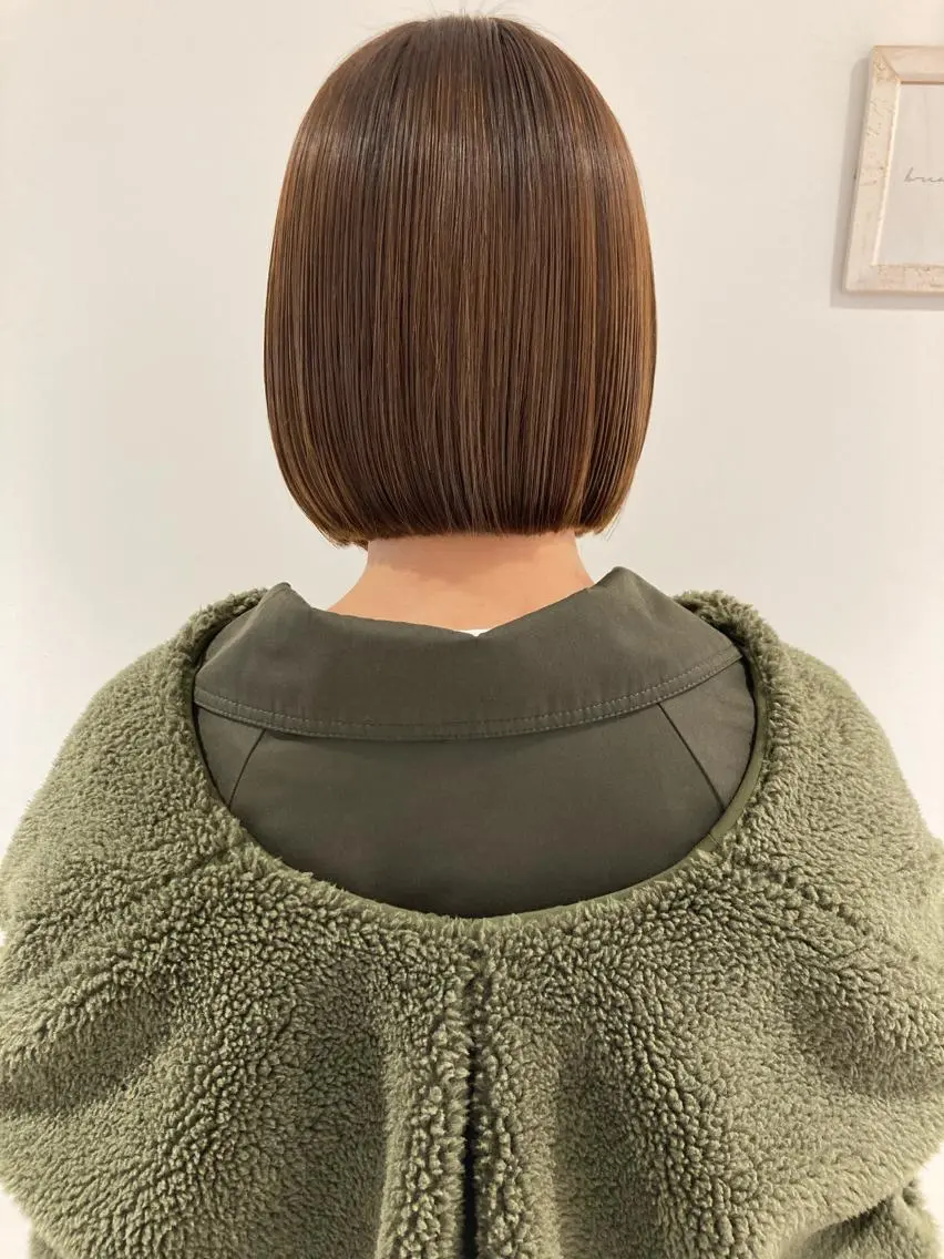 ショート nono/パーマ /顔まわりカット🐈のヘアスタイル