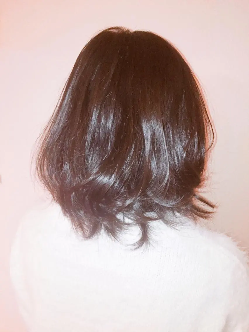 ミディアム カラー period. ほりはるかのヘアスタイル