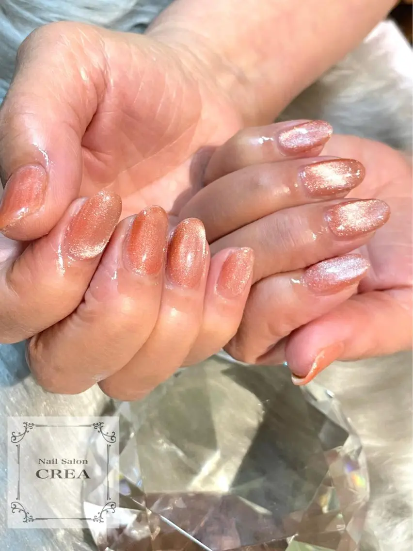ネイル ジェルネイル マグネットネイル NailSalon CREAのネイルデザイン