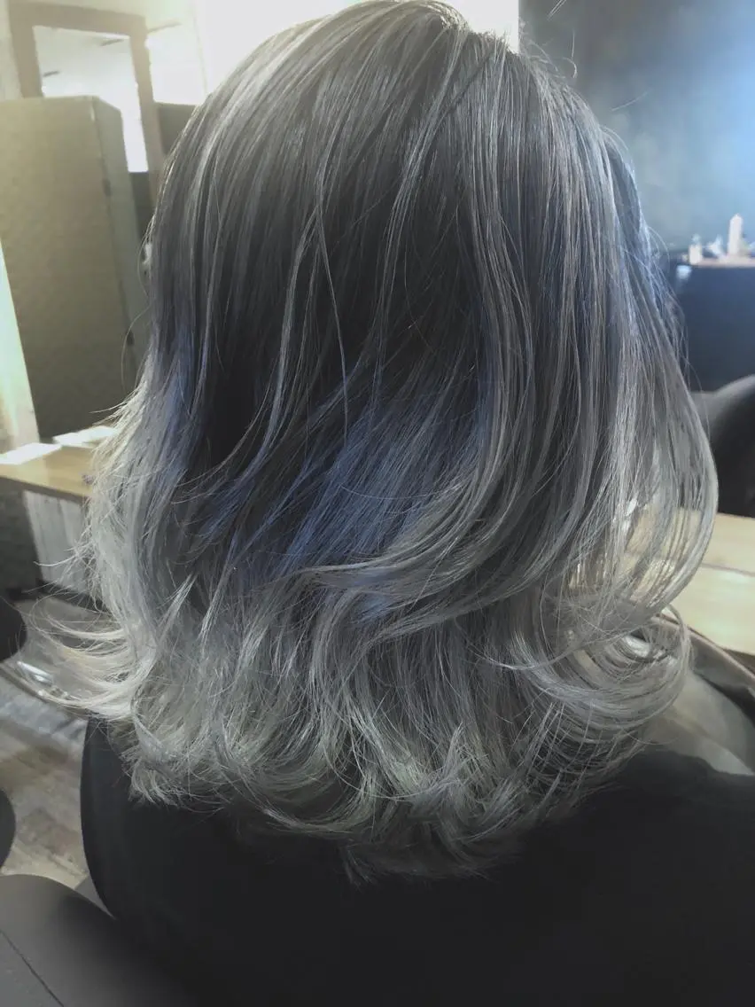 ミディアム カラー 笠谷 正之のヘアスタイル