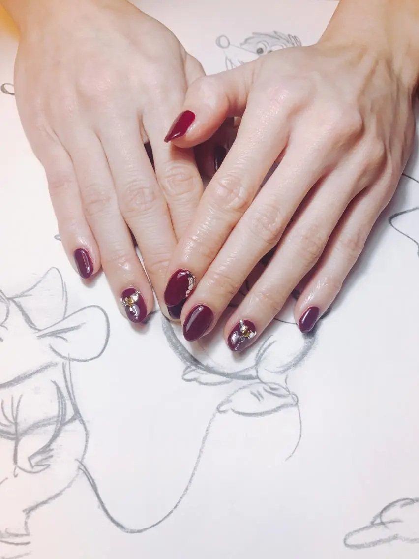 ネイル ストーンネイル owlnail /持込みデザイン専門のネイルデザイン
