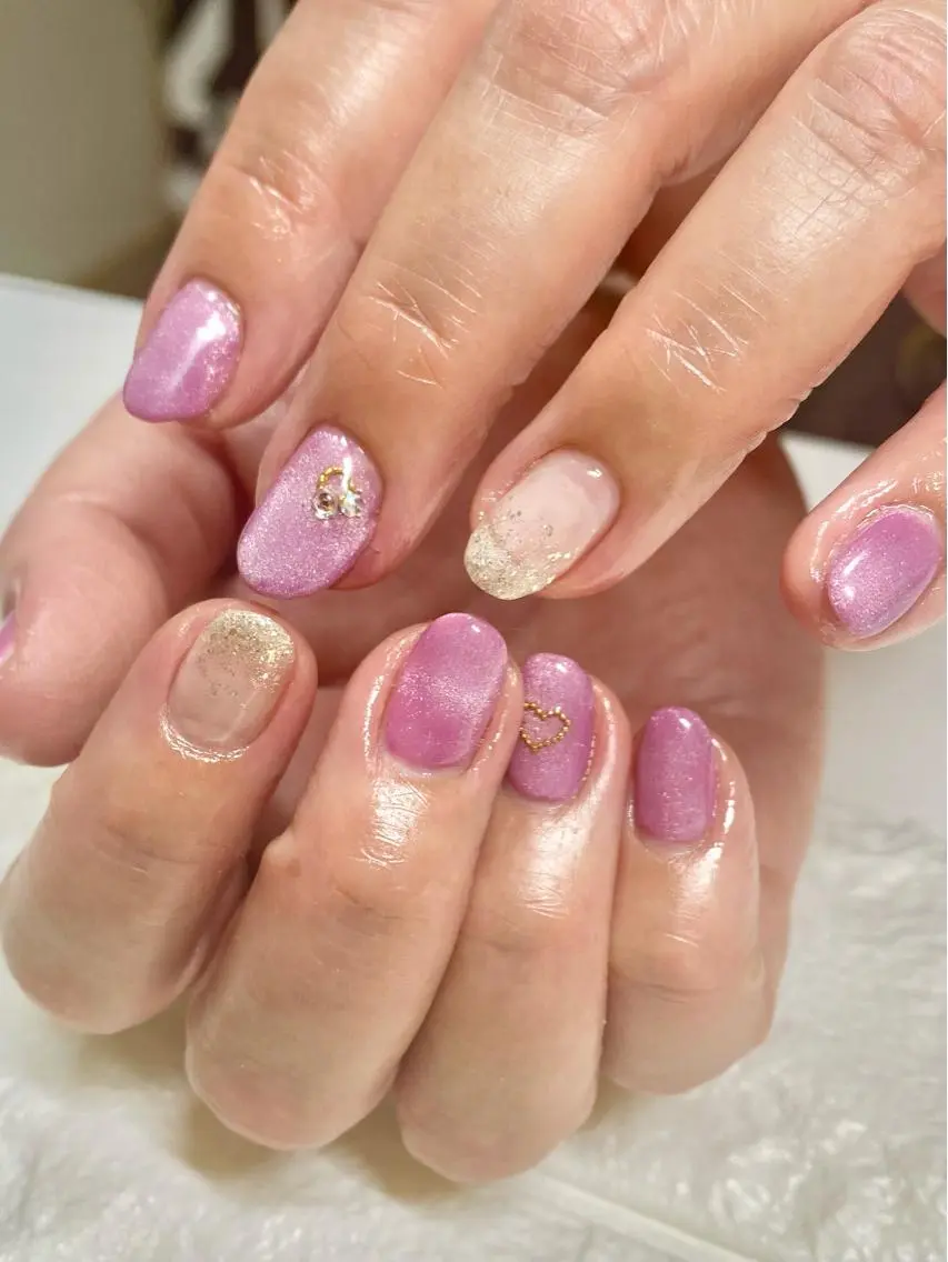 ネイル マグネットネイル ハンドネイル Marina Yamagataのネイルデザイン