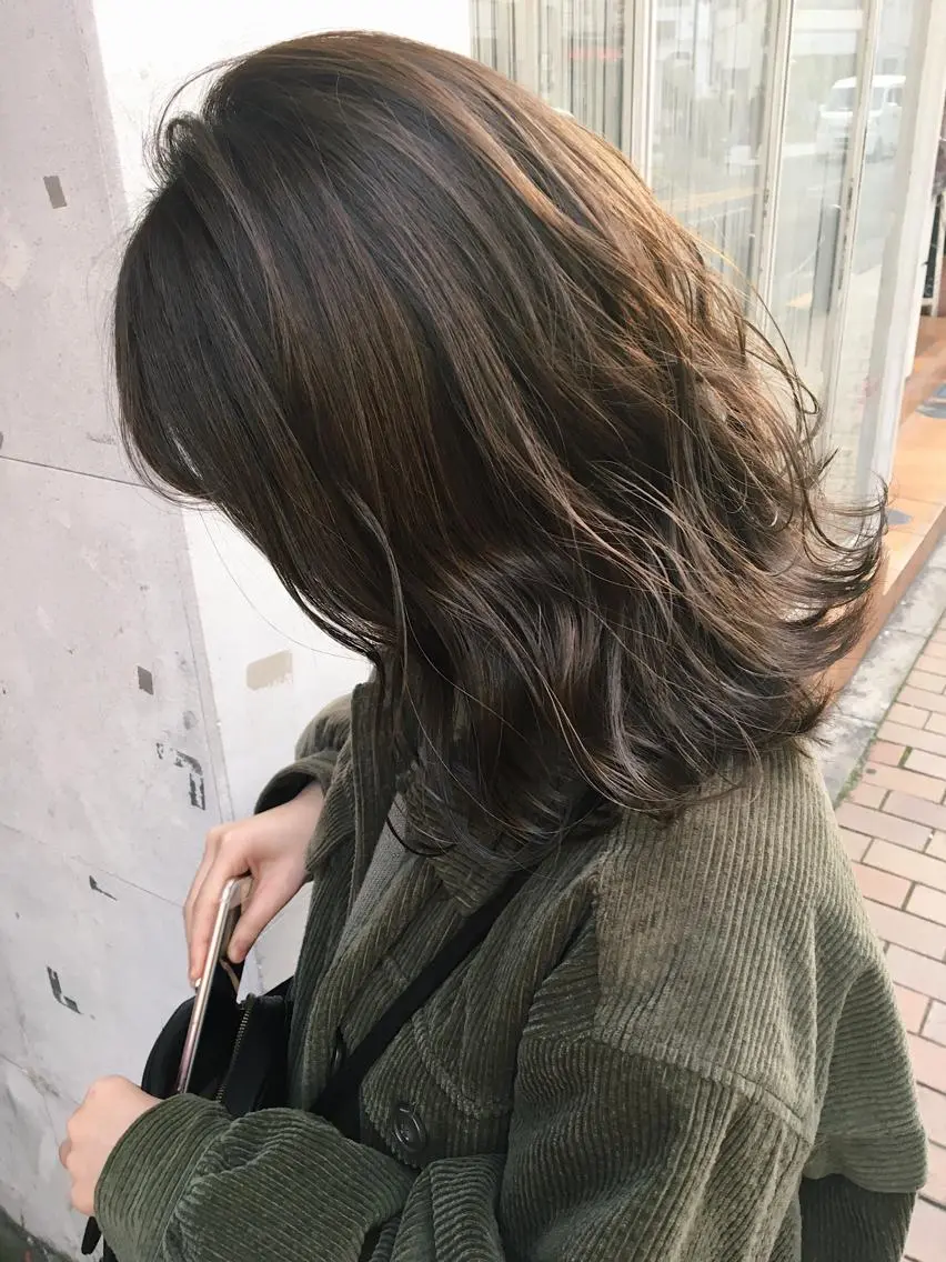 ミディアム カット トリートメント 狩野 羅夢のヘアスタイル