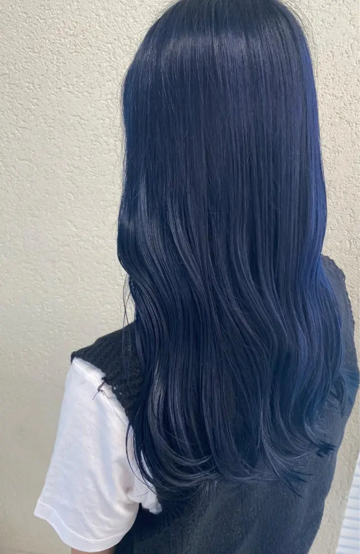 ロング カラー ブルーカラー Tia熊谷店♡ Amiのマツエク・マツパデザイン