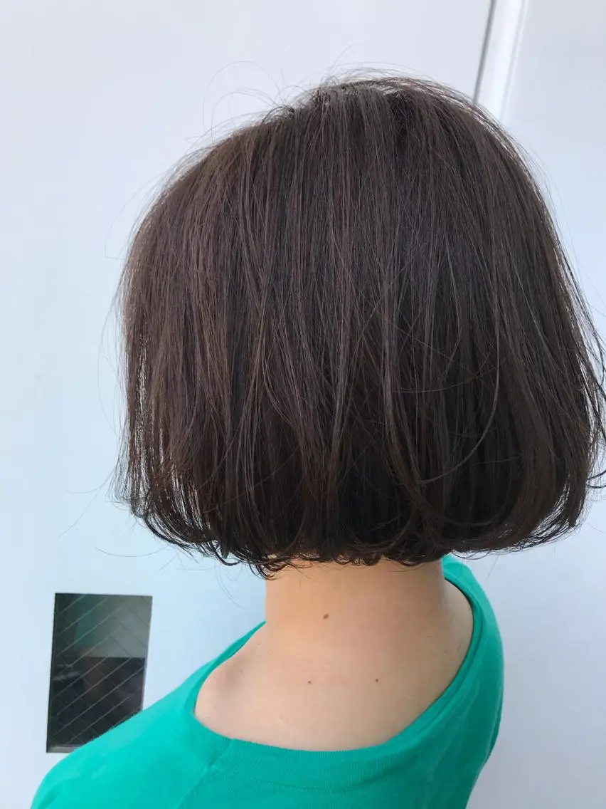 ミディアム カラー カット トリートメント 武田 久司のヘアスタイル