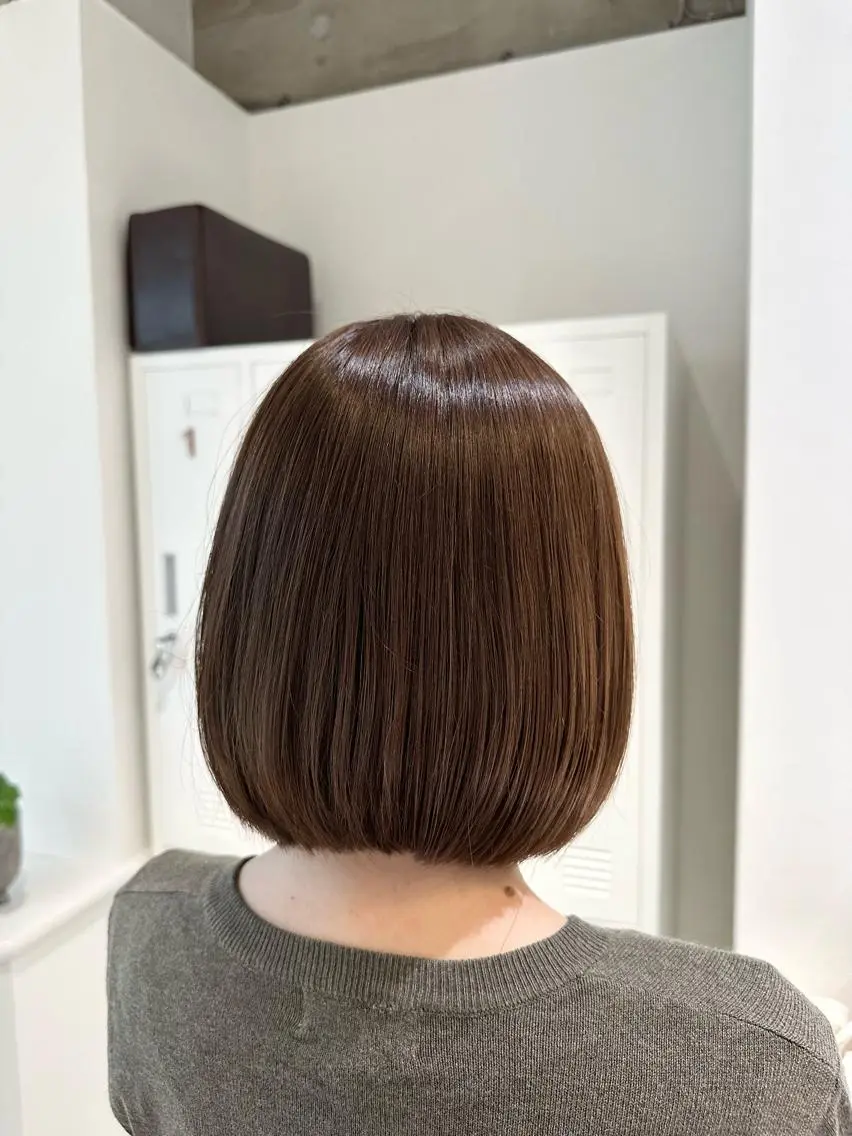 ミディアム カラー イルミナカラー Annie 吉田 裕美のヘアスタイル