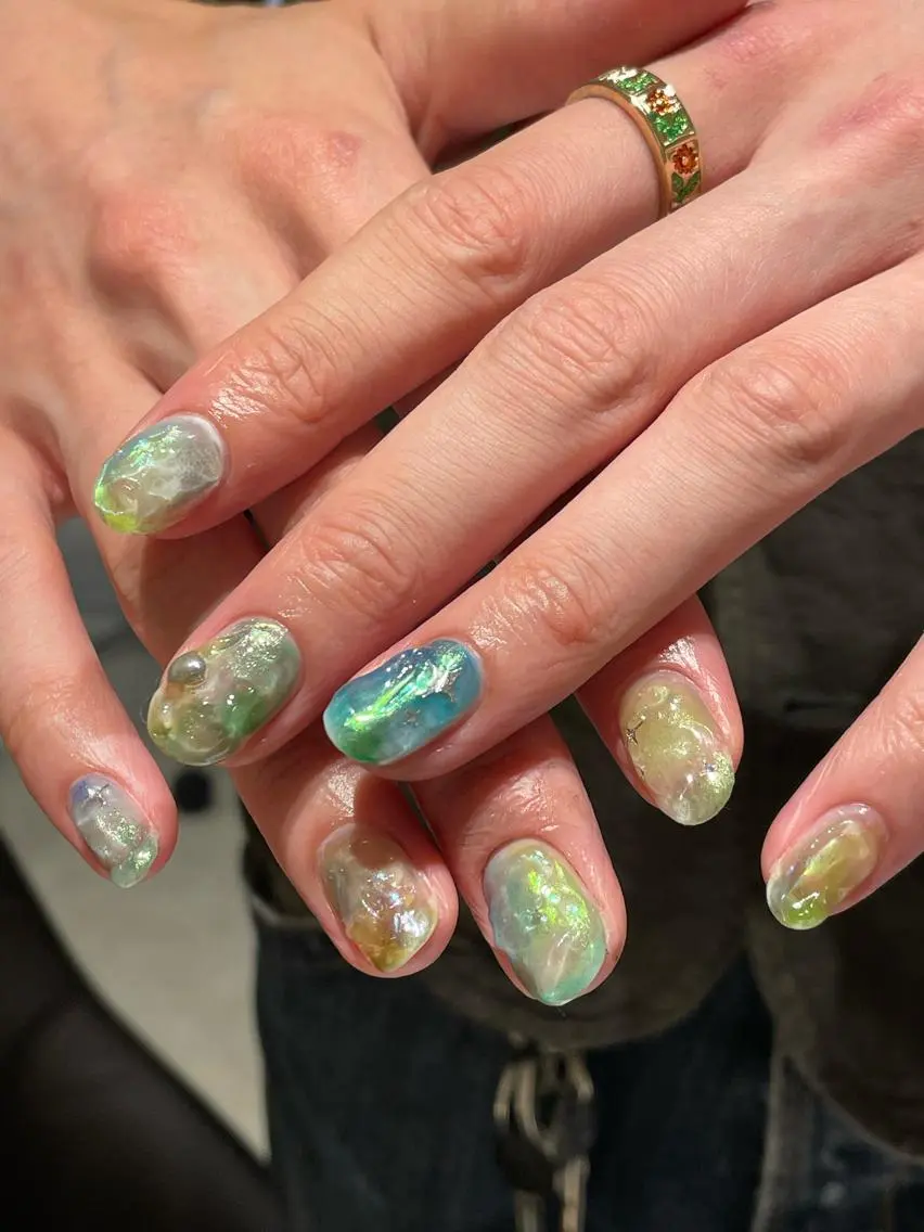 ネイル メンズネイル ハンドネイル AOI✩⡱ 。のネイルデザイン