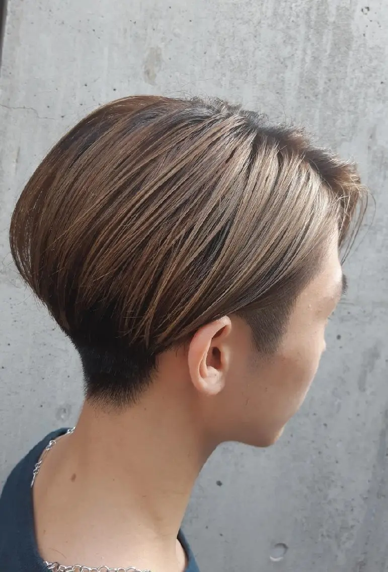 メンズ マッシュ 石母田 敦志のヘアスタイル