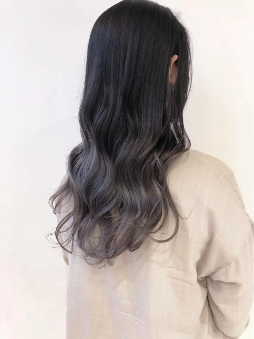 ロング カラー ヘアアレンジ グラデーションカラー 【公式】amble luxe池袋東口🩷のヘアスタイル