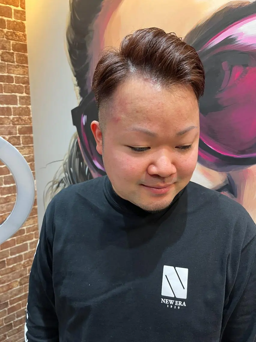 ショート カラー パーマ ヘアアレンジ メンズ キッズ ネイル マツエク・マツパ アイブロウ メンズブリーチ メンズハイライト メンズインナーカラー メンズ韓国風 ブリーチ 久木原 ゆりのヘアスタイル