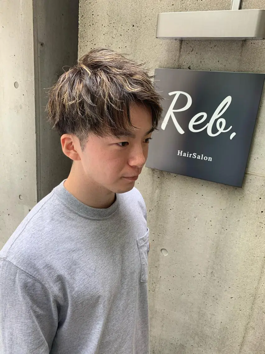 メンズ レイヤーカット 西村あきやのヘアスタイル