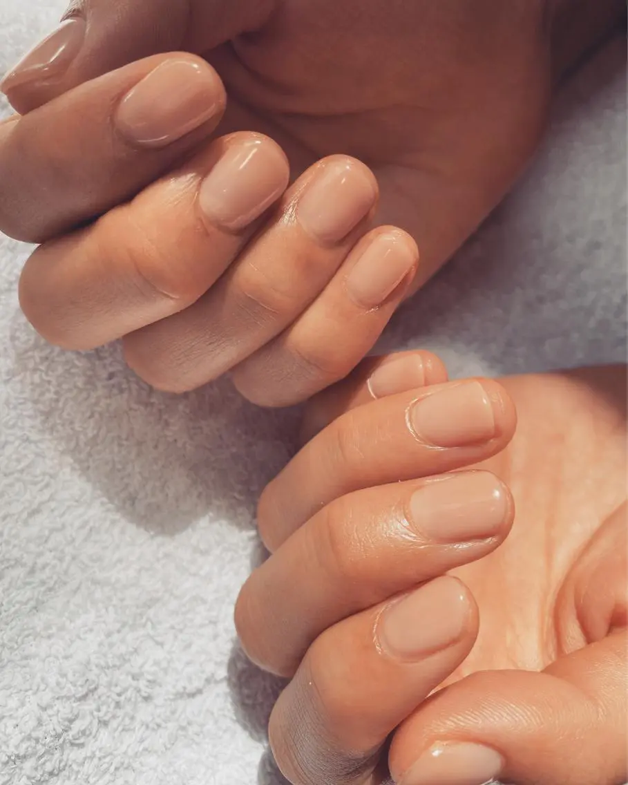ネイル クリアネイル ワンカラーネイル シンプルネイル ハンドネイル Ann nailのネイルデザイン