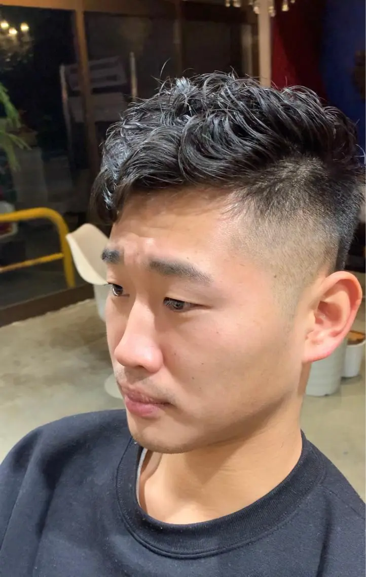 ショート パーマ 宮嶋 勇輔のヘアスタイル