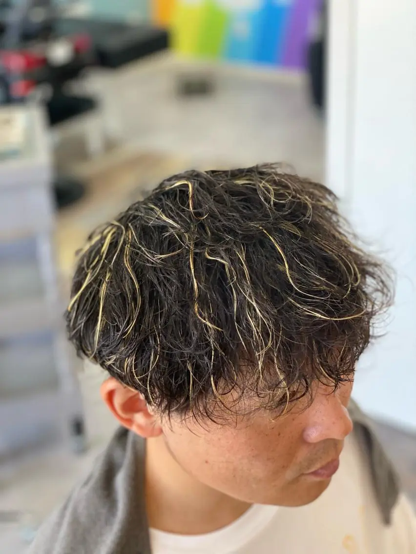 メンズ メンズメッシュ キッズヘアー ルッツのヘアスタイル