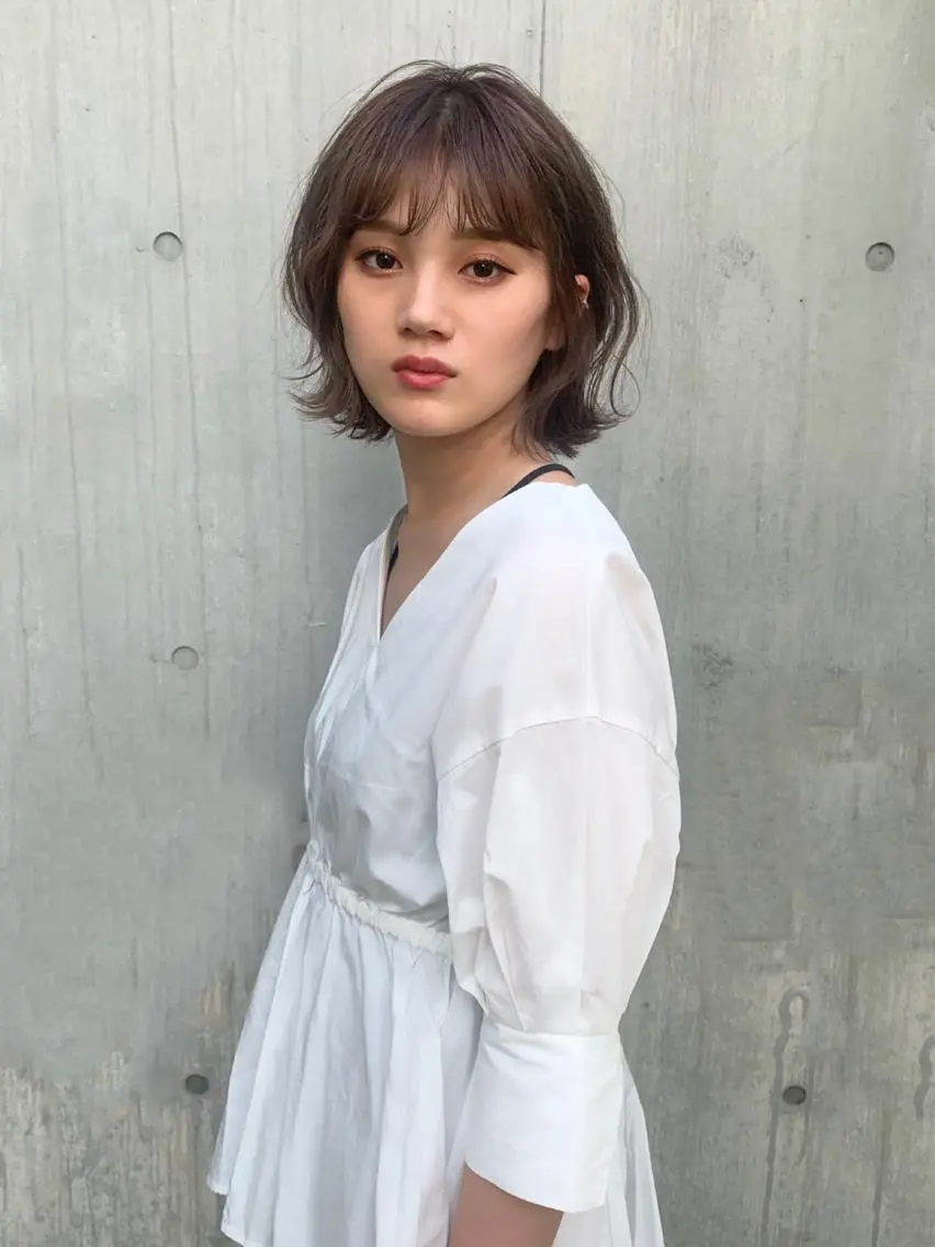 ショート カット ヘアカラー トリートメント 山本 晶大のヘアスタイル