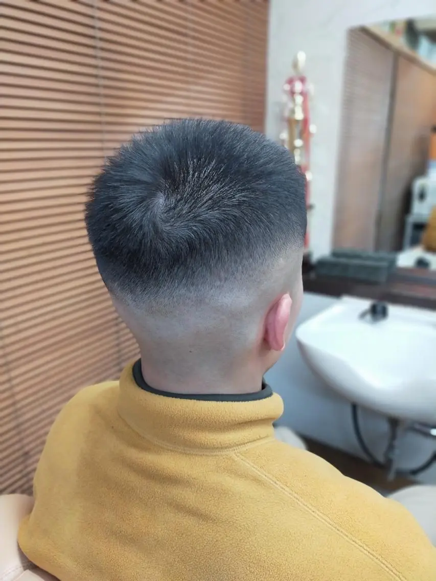 ショート メンズ 男を磨く Barber オオキのヘアスタイル