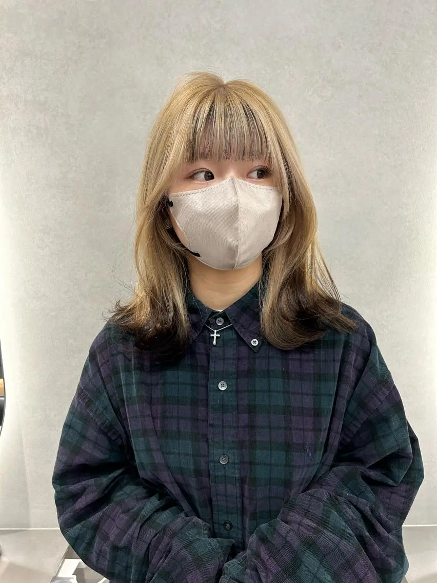セミロング 卒業式ヘアセット🎀 ヘアアレンジのヘアスタイル