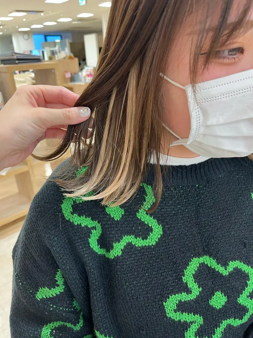 暖色/ブリーチカラー 🎀 M i k uのヘアスタイル