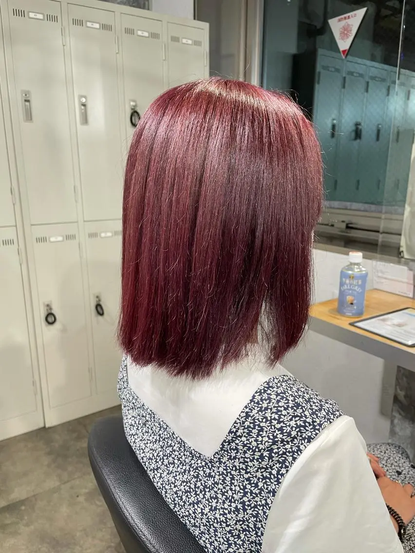 ミディアム カラー ラベンダーカラー ピンクカラー ピンクラベンダー ベージュカラー💖 やすひろのヘアスタイル