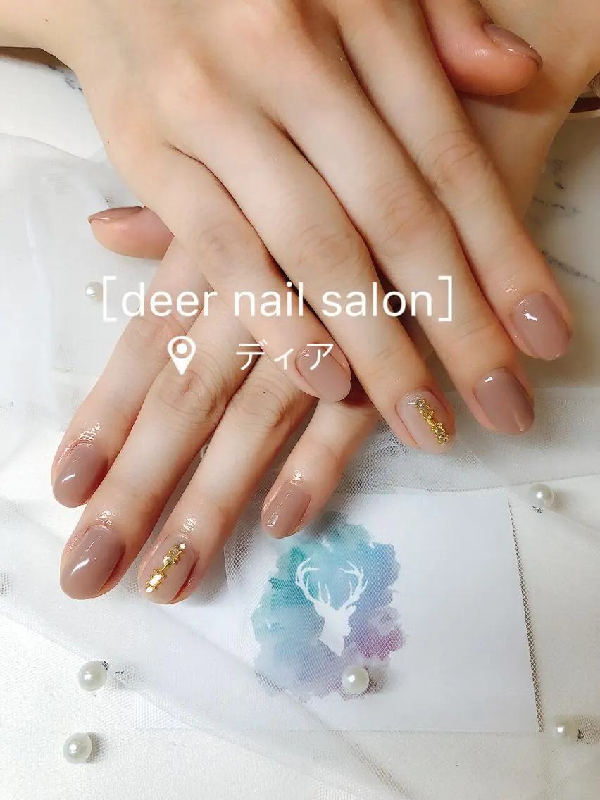 ネイル オフィスネイル Peachy 🍑のネイルデザイン