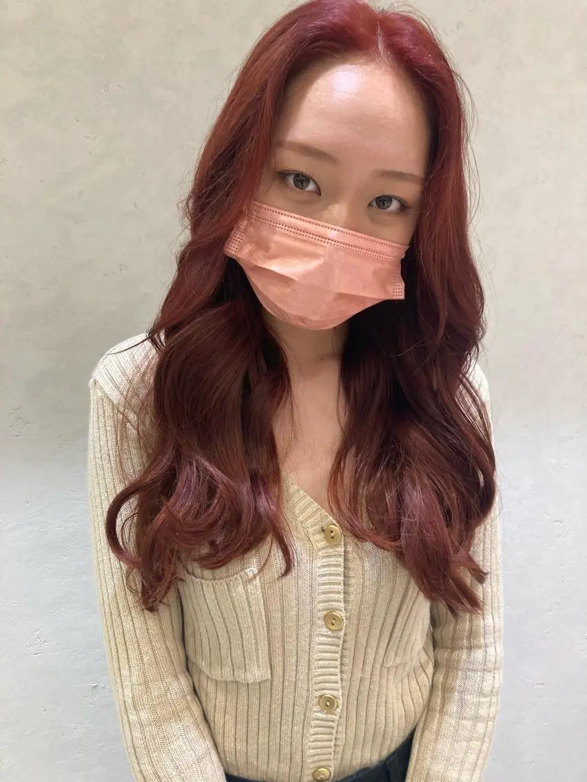 ロング カラー nono/パーマ /顔まわりカット🐈のヘアスタイル