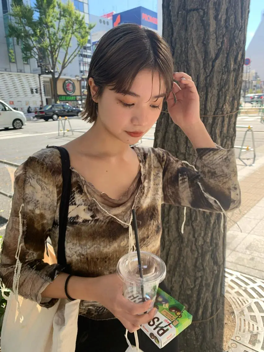 ショート カラー ✂️ボブの神様 北村涼✂️のヘアスタイル