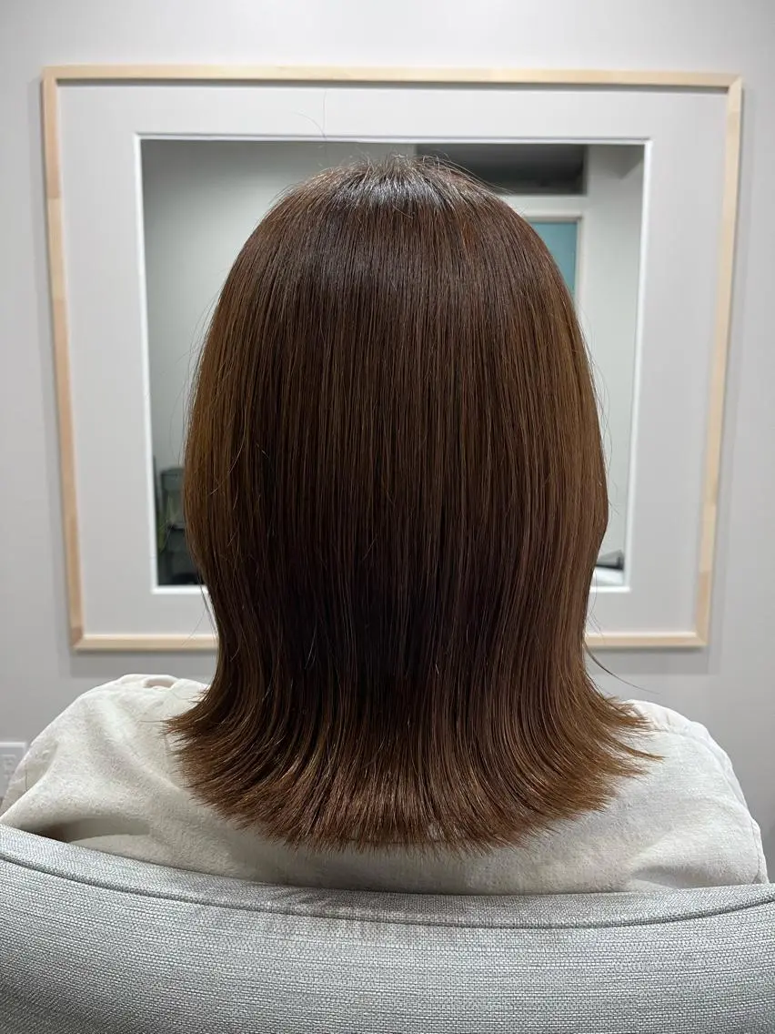 ミディアム カラー liL hair サトウリョウタのヘアスタイル