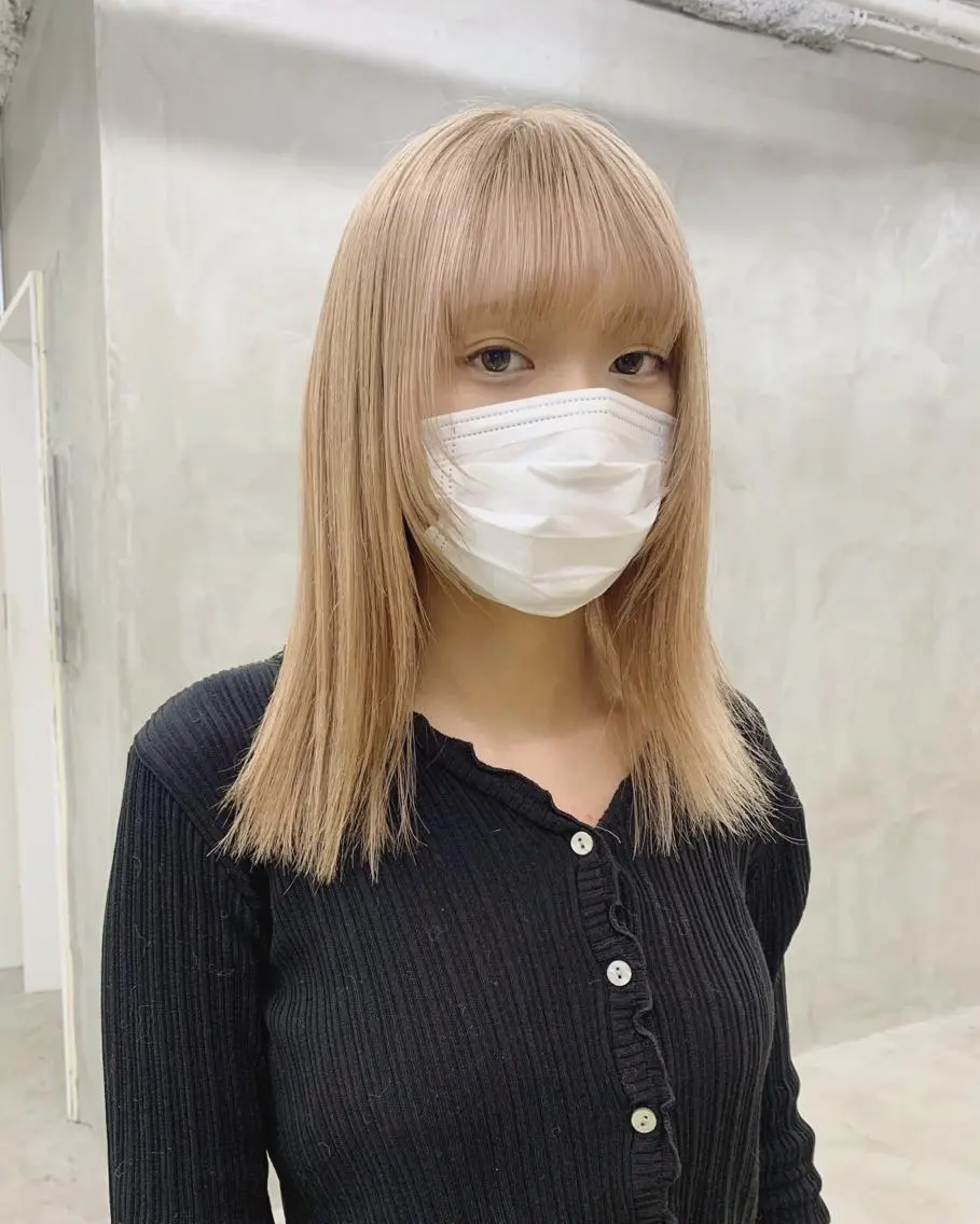ミディアム カラー ヘアカラー 🐝 hachi🐝のヘアスタイル