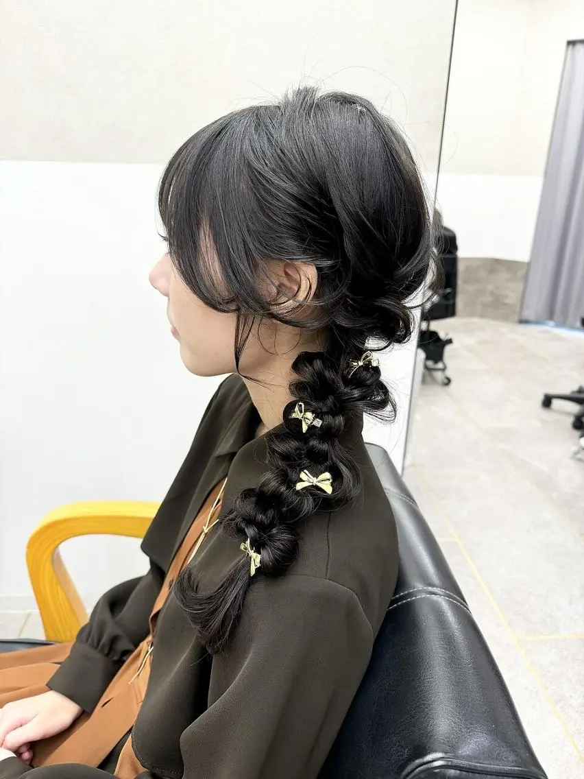 ロング ヘアセット GiseL yumaのヘアスタイル